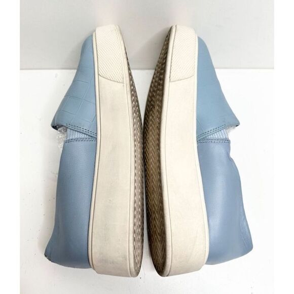 Vince Camuto Slip On Sneakers Platform Leather Casual Blue Shoes Size 7 - Picture 6 of 8